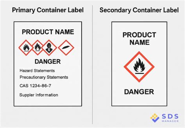 Which of the following workplace containers does not require a label?