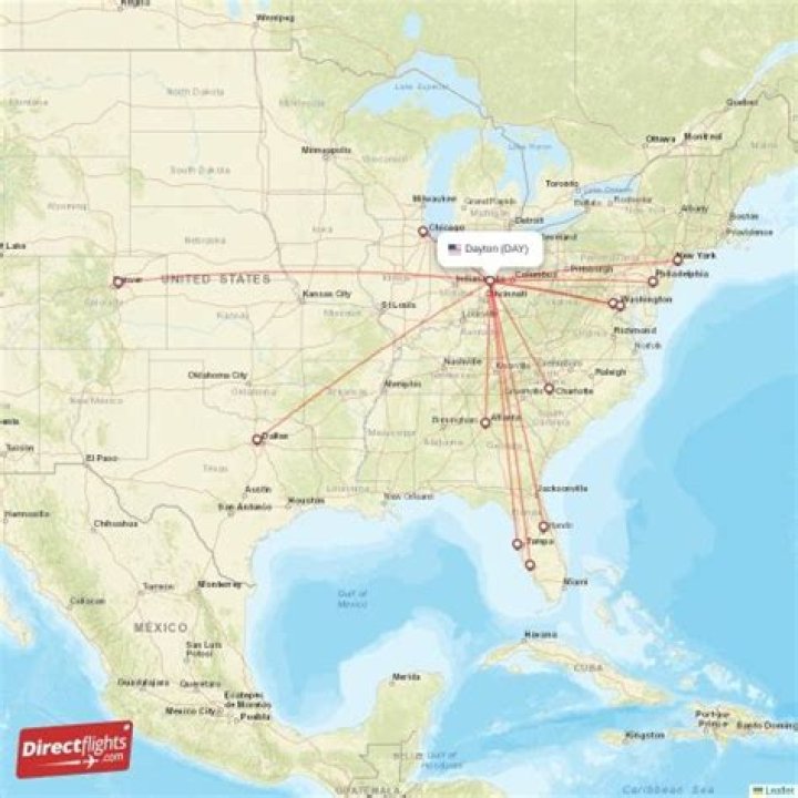 Which US airport has the most flights per day?