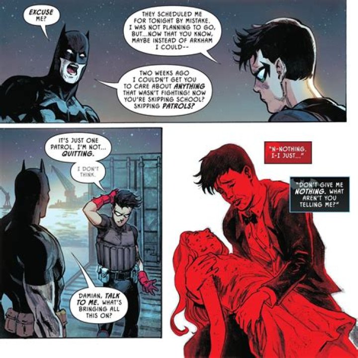 Why did Damian quit being Robin?