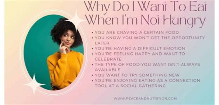 Why do I eat when not hungry?