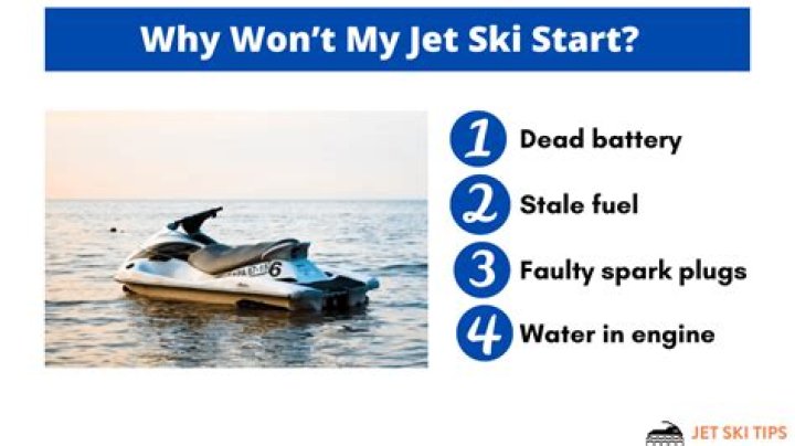 Why is my jet ski not starting?