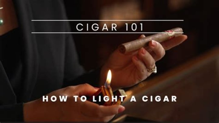 Why light a cigar with a match?