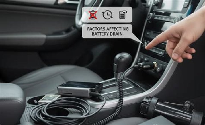 Will leaving something plugged into cigarette lighter drain battery?