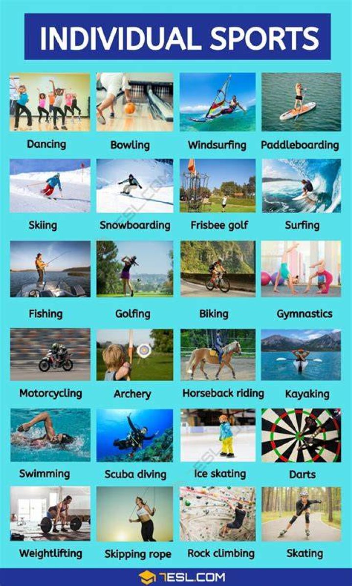 Word that can follow sports or training